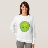 kawaii augurk plakje t-shirt (Voorkant volledig)