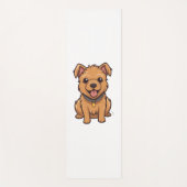 Kawaii Australische Terrier Puppy Yogamat (Voorkant)