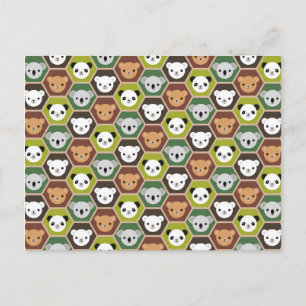 Kawaii Autumn Beren Briefkaart