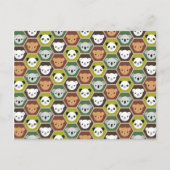 Kawaii Autumn Beren Briefkaart (Voorkant)