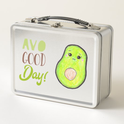 Kawaii avocado avo goede dag schattig snoepgoed ge (Voorkant)