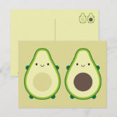 Kawaii Avocado Briefkaart (Voorkant / Achterkant)