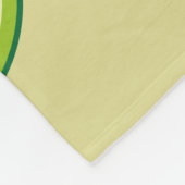 Kawaii Avocado Fleece Deken (Hoek)