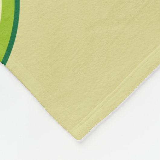 Kawaii Avocado Fleece Deken (Hoek)