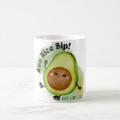 Kawaii Avocado Mok – Schattige & Happy Design (Center)