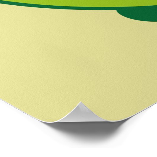 Kawaii Avocado Poster (Hoek)