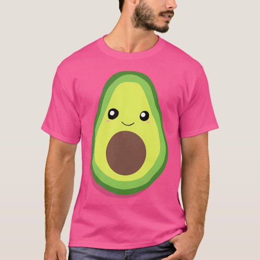Kawaii Avocado T-shirt (Voorkant)
