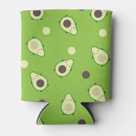 Kawaii Avocados Blikjeskoeler (Voorkant)