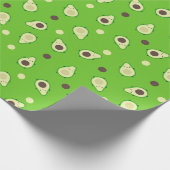 Kawaii Avocados Cadeaupapier (Hoek)