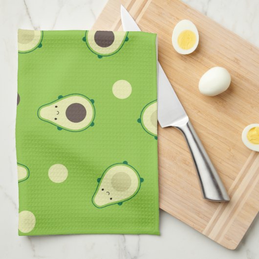 Kawaii Avocados Theedoek (Quarter Fold)