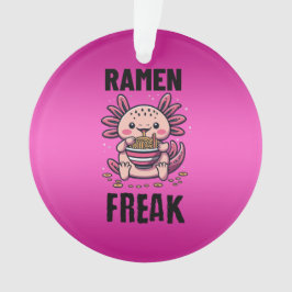 Kawaii Axalotl eten Ramen Ornament