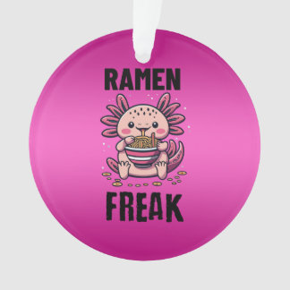 Kawaii Axalotl eten Ramen Ornament