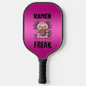 Kawaii Axalotl eten Ramen Pickleball Paddle (Achterkant)