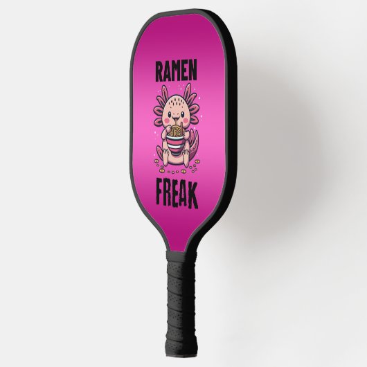 Kawaii Axalotl eten Ramen Pickleball Paddle (Links)