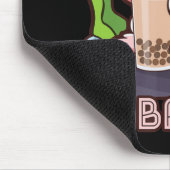 Kawaii Axolotl Cute Boba T-shirt Bubble Tea Anime  Muismat (Hoek)