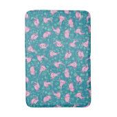 Kawaii Axolotl in Ocean Bath Mat (Voorkant Verticaal)