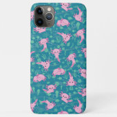 Kawaii Axolotl in Ocean iPhone / iPad case (Achterkant)