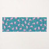 Kawaii Axolotl in Ocean Yoga Mat (Achterkant (horizontaal))