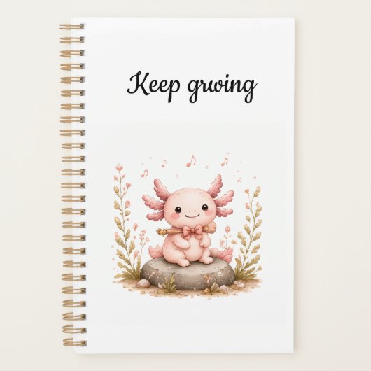 Kawaii Axolotl Planner (Voorkant)