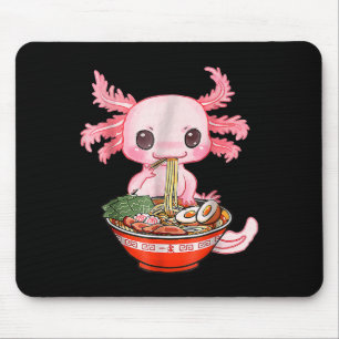 Kawaii Axolotl Ramen Food Japanese Funny Graphic A Muismat