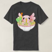 Kawaii Axolotl Ramen Noodles Japanese Food Anime G T-shirt (Design voorkant)