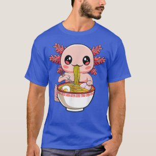 Kawaii Axolotl Ramen Noodles Japans Anime Otaku T-shirt