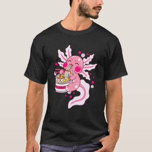 Kawaii Axolotl Ramen Noodles Japans Anime Otaku T-shirt