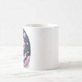 Kawaii Axolotl Ruimte Galaxy Kosmisch Sterrenstof Koffiemok (Center)