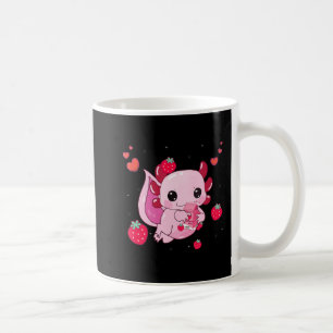 Kawaii Axolotl Strawberry Milk Shake Anime Gift Gi Koffiemok