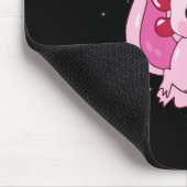 Kawaii Axolotl Strawberry Milk Shake Anime Gift Gi Muismat (Hoek)