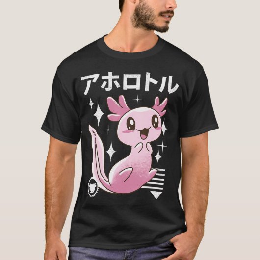Kawaii Axolotl T-shirt (Voorkant)