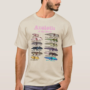 Kawaii Axolotl T-shirt - Axolotls van de Wereld