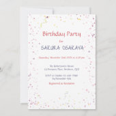 Kawaii Aziatisch meisje 5e verjaardagstaart kaarse Kaart (Achterkant)