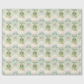 Kawaii Baby Alligator Broedeieren Waterverf Cadeaupapier (Vlak)