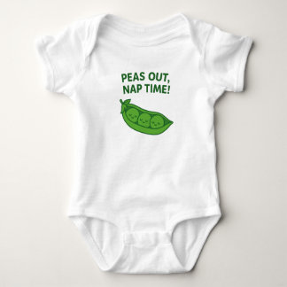 Kawaii Baby Bodysuie– Peas Out Nap Time Outfit Romper