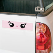 Kawaii Baby Face bumper sticker (Op Truck)