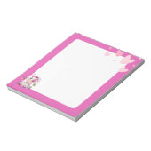 Kawaii Baby Koe & Harten Notitieblok (Linkerzijde)