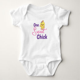 Kawaii Baby Kuikens Eén Zoete Kip Witte Baby Speen Romper