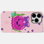 Kawaii Baby Meisje Octopus Case-Mate iPhone Case (Achterkant (horizontaal))