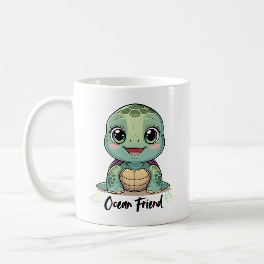 Kawaii Baby Schildpad Mok (Links)