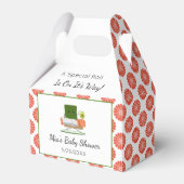 Kawaii Baby shower: Sushi en zalmrol Thema Bedankdoosjes (Voorkant Zijde)