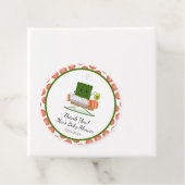 Kawaii Baby shower: Sushi en zalmrol Thema Bedankjes Labels (In situ)