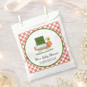 Kawaii Baby shower: Sushi en zalmrol Thema Bedankzakje (Geknipt)