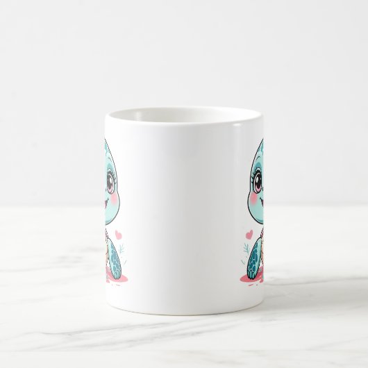 Kawaii Baby Turtle Mug Koffiemok (Center)