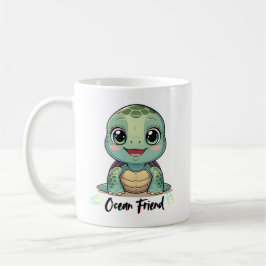 Kawaii Baby Turtle Mug Koffiemok