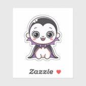 Kawaii Baby Vampier Halloween Sticker (Vel)