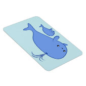 Kawaii Baby Whale en Mama Whale buigzame magneet (Rechterzijde)