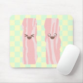 kawaii baconontbijt muismat (Met muis)