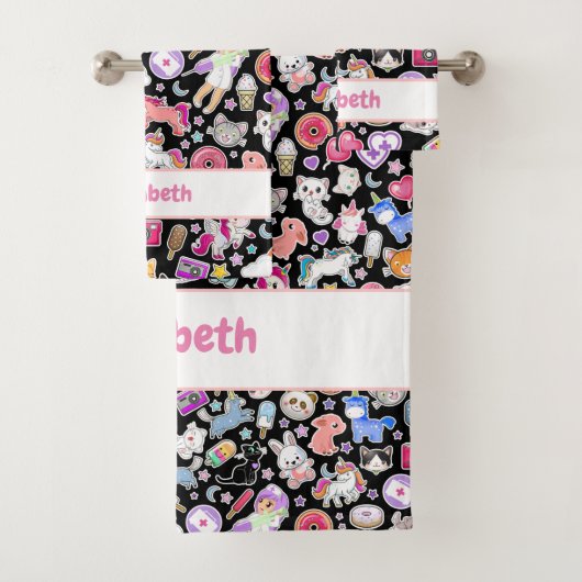 Kawaii Bad Handdoek (Insitu)