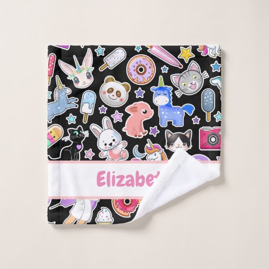 Kawaii Bad Handdoek (Wasdoekje)